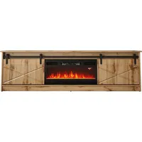 Cama Meble Rtv Granero  fireplace cabinet 200X56.7X35 oak wotan GraneroKom Wot Tv galdiņš
