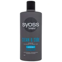 Syoss Men Clean  Cool 440Ml Šampūns