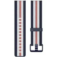 Fitbit Versa-Lite Woven Hybrid Band, large, navy/pink Fb166Wbnvpkl Siksniņa