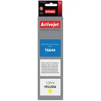 Activejet  Ae-664Y ink Replacement for Epson T6644 Supreme 100 ml yellow Tintes kasetne