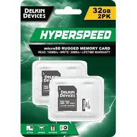 Delkin Trail Cam Hyperspeed Microsdhc V30 R100/W75 32Gb 2Pk  Atmiņas karte