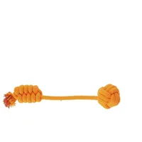 Dingo Energy ball with a plaited handle - dog toy 34 cm 30099 Rotaļlieta suņiem