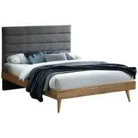 Evelekt Bed Roman with mattress Harmony Delux 160X200Cm, grey  Gulta