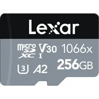 Lexar Pro 1066X Microsdhc/Microsdxc Uhs-I Silver R160/W120 256Gb Lms1066256G-Bnang Atmiņas karte