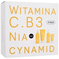 Ziaja Vitamin C.b3 Niacinamide Women Skin Renewal Body Balm 200 ml  Wake Me Up Face Cream 50 Toner 190 Wash Gel Dāvanu komplekts