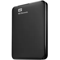 Wd Western Digital Elements Portable external hard drive 1000 Gb Black Wdbuzg0010Bbk-Wesn Ārējais Hdd disks