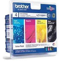 Brother Value Pack Lc-1100Hy Bk/C/M/Y Lc1100Hyvalbpdr Tonera kasetne