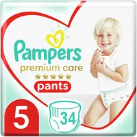 Pampers Premium Care Pants, Izmērs 5, 34 Biksītes, 12-17Kg 81750549 Autiņbiksītes