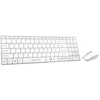 Esperanza Ek122W keyboard Rf Wireless Qwerty White KlaviatūraPele