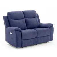 Evelekt Recliner sofa Milo 2-Seater 155X96Xh103Cm, with electric mechanism, blue  Dīvāns