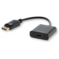 Savio Cl-55 video cable adapter 0.2 m Displayport Hdmi Type A Standard Black cl-55 Adapteris