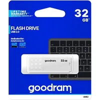 Goodram Usb flash drive Ume2 32 Gb Type-A 2.0 White Ume2-0320W0R11 atmiņas karte