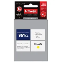 Activejet  Ah-951Yrx Hp Printer Ink, Compatible with 951Xl Cn048Ae Premium 25 ml yellow. Tintes kasetne