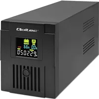 Qoltec 53770 uninterruptible power supply Ups Line-Interactive 1.5 kVA 900 W 2 Ac outlets Nepārtrauktās barošanas avots
