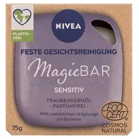 Nivea Magic Bar Sensitive Grape Seed Oil 75G  Attīrošās ziepes