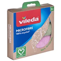 Vileda Cleaning Cloth Microfibre 100 Recycled 3 pcs. 168310 Lupata