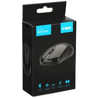 Ibox iBOX i010 Rook wired optical mouse, black Imof010 Datorpele