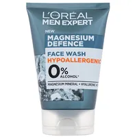 Loreal Men Expert Magnesium Defence Face Wash 100Ml  Attīrošs gels