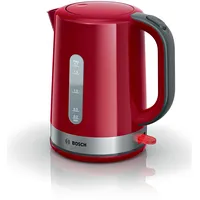 Bosch Twk6A514 electric kettle 1.7 L 2200 W Grey, Red Tējkanna