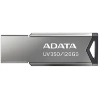 Adata Uv350 Usb flash drive 128 Gb Type-A 3.2 Gen 1 3.1 Silver Auv350-128G-Rbk atmiņas karte