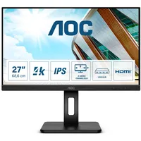 Aoc U27P2 27 4K Ultra Hd Black Monitors