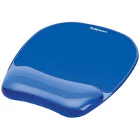 Fellowes Mouse pad with wrist support Crystal, blue 9114120 Peles paliktnis