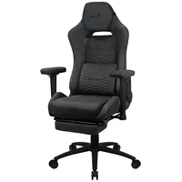 Aerocool Royalslategr Premium Ergonomic Gaming Legrests Aerosuede Technology Grey Aeroroyal-Slate-Grey Spēļu krēsls