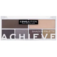 Revolution Relove Colour Play Shadow Palette Brown Achieve  Acu ēnas