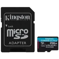 Kingston Memory Micro Sdxc 256Gb Uhs-I/W/Adapter Sdcg3/256Gb Atmiņas karte