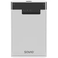 Savio 2.5 External Hdd/Ssd enclosure, Usb 3.0, transparent, Ak-66 Aksesuārs