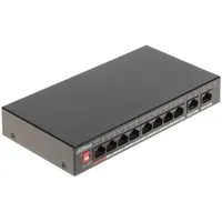 Dahua Switch Pfs3010-8Et-96-V2 Desktop/Pedestal Poe ports 8 96 Watts Dh-Pfs3010-8Et-96-V2 Komutators