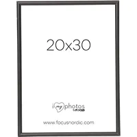 Focus Can-Can Aluminium Black 20X30  Fotorāmis