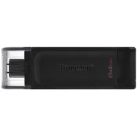 Kingston Technology Datatraveler 70 Usb flash drive 64 Gb Type-C 3.2 Gen 1 3.1 Black Dt70/64Gb atmiņas karte