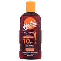 Malibu Dry Oil Gel With Carotene 200Ml Spf10  Saules aizsargājošs losjons ķermenim