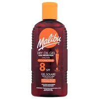 Malibu Dry Oil Gel With Carotene 200Ml Spf8  Saules aizsargājošs losjons ķermenim