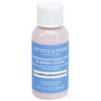 Revolution Skincare Overnight Targeted Blemish Lotion Calamine  Salicid Acid 30Ml Vietējai aprūpei