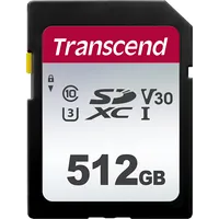 Transcend Silver 300S Sdxc Uhs-I U3 V30 R100/W55 512Gb  Atmiņas karte