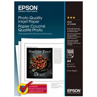Epson Photo Quality Inkjet Paper - A4 100 sheets C13S041061 Papīrs