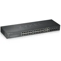 Zyxel Gs1920-24V2 Managed Gigabit Ethernet 10/100/1000 Black Gs1920-24V2-Eu0101F Komutators