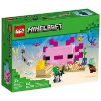 Lego Minecraft 21247 The Axolotl House Konstruktors