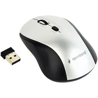 Gembird Musw-4B-02-Bs  Wireless optical mouse, black/silver Datorpele
