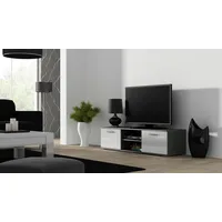 Cama Meble Tv stand Soho 140 grey/white gloss Sohortv140Sz/Bi galdiņš