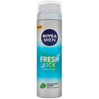 Nivea Men Fresh Kick Shaving Gel 200Ml  Skūšanās želeja