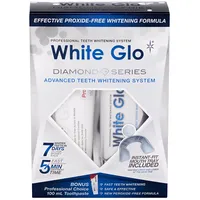 White Glo Diamond Series Whitening Gel 50 ml  Toothpaste Professional Choice 100 Zobu balināšanai