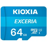 Kioxia Exceria memory card 64 Gb Microsdxc Class 10 Uhs-I Lmex1L064Gg2 Atmiņas karte