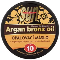 Vivaco Sun Argan Bronz Oil Suntan Butter 200Ml Spf10  Saules aizsargājošs losjons ķermenim