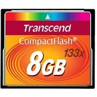 Transcend Compact Flash 8Gb Ts8Gcf133 Atmiņas karte