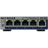 Netgear Gs105E-200Pes Managed L2/L3 Gigabit Ethernet 10/100/1000 Grey  Komutators