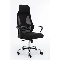 Top E Shop Topeshop Fotel Nigel Czerń office/computer chair Padded seat Mesh backrest Black Ofisa krēsls