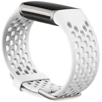 Fitbit Charge 5,Sport Band,Frost White,Large Fb181Sbwtl Siksniņa